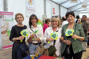 Fotos del inicio de las fiestas de la verdura en Tudela. /
