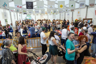 Fotos del inicio de las fiestas de la verdura en Tudela. /