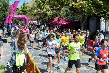 Fotos de la salida de la Vuelta a la Mejana celebrada en Tudela. /