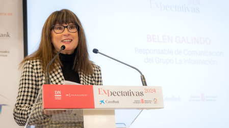 Belen Galindo, durante un evento