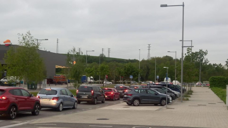 Retenciones en la variante oeste de Pamplona