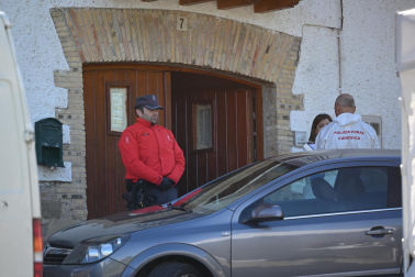 Fotos del lugar en el que un padre ha matado a su hijo en Labiano.