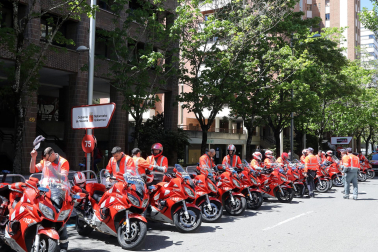 Fotos de la salida de la Navarra Women´s Elite Classic en Pamplona.