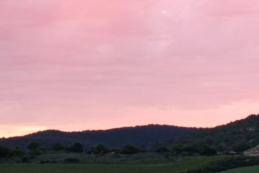 Atardecer en Arellano.