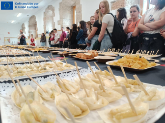 Actividades realizadas por el alumnado de 4º de ESO del colegio Padres Reparadores de Puente la Reina durante la estancia de sus invitados alemanes, del colegio Leoninum, en Navarra