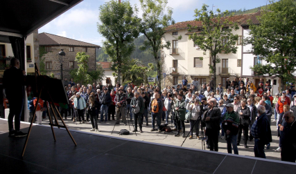 Celebración en Elgeta del centenario de la Federación Vasco Navarra de Alpinismo