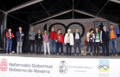 Celebración en Elgeta del centenario de la Federación Vasco Navarra de Alpinismo