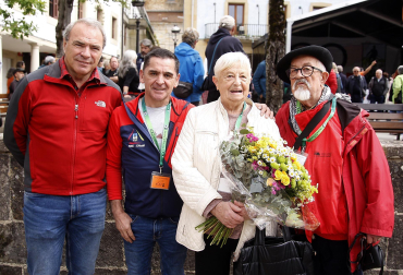 Celebración en Elgeta del centenario de la Federación Vasco Navarra de Alpinismo
