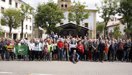 Celebración en Elgeta del centenario de la Federación Vasco Navarra de Alpinismo