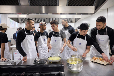 Fotos del proyecto 'Cocinando sueños' del Ayuntamiento de Pamplona