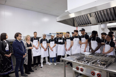 Fotos del proyecto 'Cocinando sueños' del Ayuntamiento de Pamplona