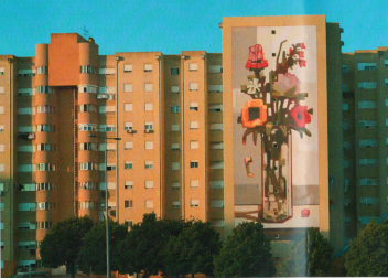 Obra del dúo Mots, que pintará la fachada del Mercado de Abastos