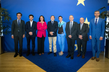Foto de la presentación de los VI Cursos Europeos de Verano organizados por Fundación Diario de Navarra y Equipo Europa./