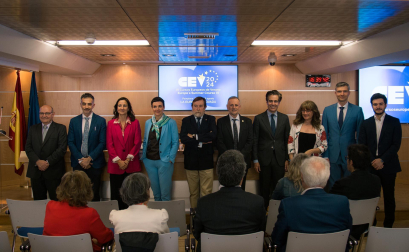 Foto de la presentación de los VI Cursos Europeos de Verano organizados por Fundación Diario de Navarra y Equipo Europa./