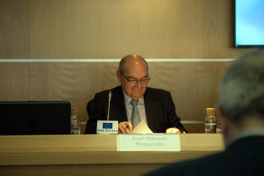 Foto de la presentación de los VI Cursos Europeos de Verano organizados por Fundación Diario de Navarra y Equipo Europa./