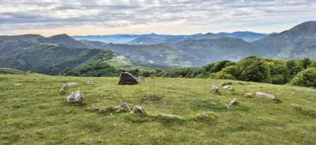 Cromlech en Maistrugain en Baztan