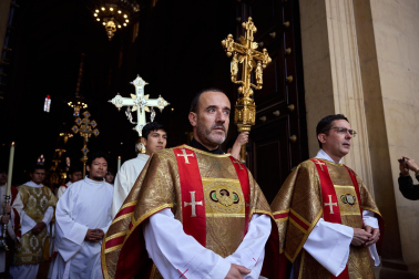 Fotos de la procesión del Corpus Christi en Pamplona. |