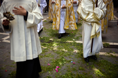 Fotos de la procesión del Corpus Christi en Pamplona. |