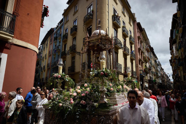 Fotos de la procesión del Corpus Christi en Pamplona. |