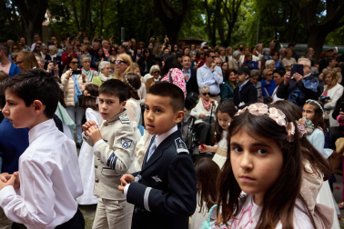 Fotos de la procesión del Corpus Christi en Pamplona. |