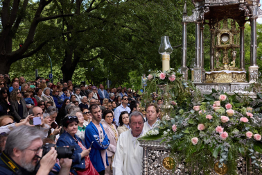 Fotos de la procesión del Corpus Christi en Pamplona. |