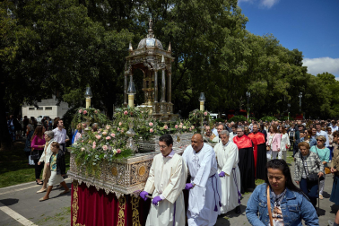 Fotos de la procesión del Corpus Christi en Pamplona. |