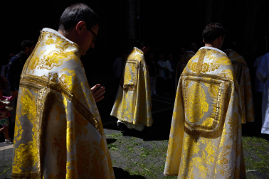 Fotos de la procesión del Corpus Christi en Pamplona. |