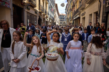 Fotos de la procesión del Corpus Christi en Pamplona. |