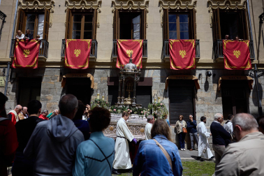 Fotos de la procesión del Corpus Christi en Pamplona. |