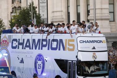 Celebración del Real Madrid de la Decimoquinta Copa de Europa.