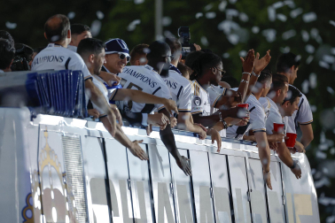 Celebración del Real Madrid de la Decimoquinta Copa de Europa.