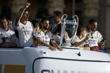Celebración del Real Madrid de la Decimoquinta Copa de Europa.