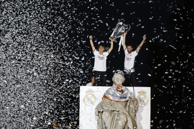 Celebración del Real Madrid de la Decimoquinta Copa de Europa.