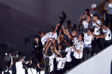 Celebración del Real Madrid de la Decimoquinta Copa de Europa.