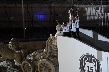 Celebración del Real Madrid de la Decimoquinta Copa de Europa.