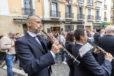 Actuación de La Pamplonesa el 6 de junio por las calles del Casco Antiguo de Pamplona.