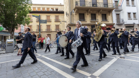 Actuación de La Pamplonesa el 6 de junio por las calles del Casco Antiguo de Pamplona.