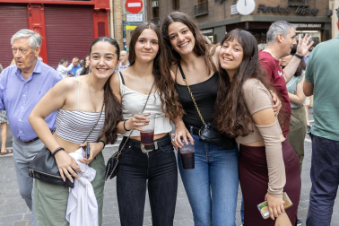 Actuación de La Pamplonesa el 6 de junio por las calles del Casco Antiguo de Pamplona.