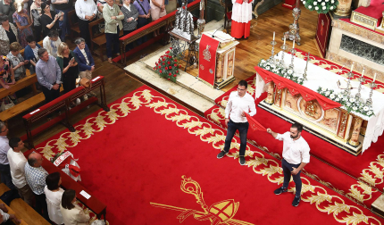 Vídeo con la última misa de la escalera de San Fermín