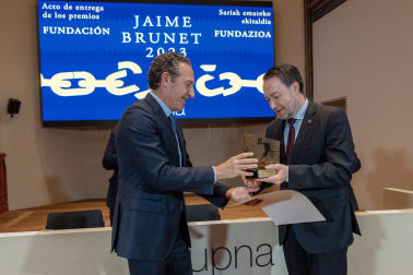 Entrega del Premio Internacional Jaime Brunet 2023.