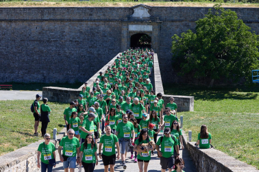 Fotos de la X Marcha contra el Cáncer en Pamplona.