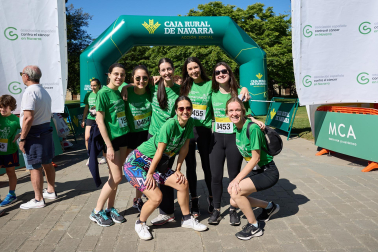 Fotos de la X Marcha contra el Cáncer en Pamplona.