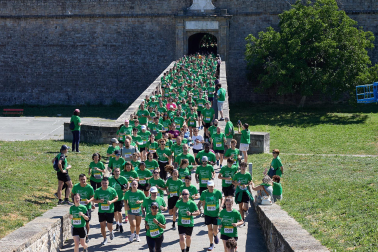 Fotos de la X Marcha contra el Cáncer en Pamplona.