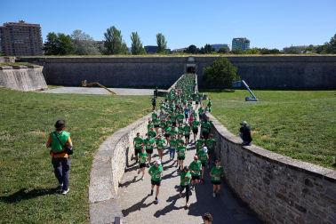 Fotos de la X Marcha contra el Cáncer en Pamplona.