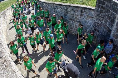 Fotos de la X Marcha contra el Cáncer en Pamplona.