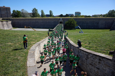 Fotos de la X Marcha contra el Cáncer en Pamplona.