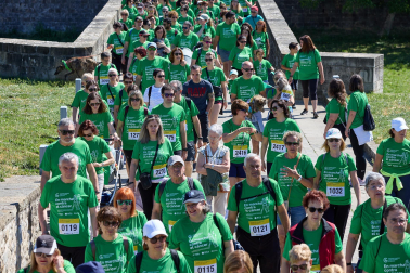 Fotos de la X Marcha contra el Cáncer en Pamplona.