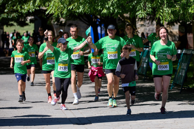 Fotos de la X Marcha contra el Cáncer en Pamplona.