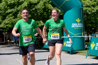 Fotos de la X Marcha contra el Cáncer en Pamplona.