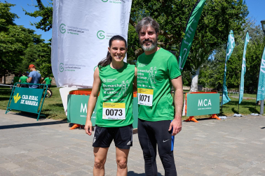 Fotos de la X Marcha contra el Cáncer en Pamplona.